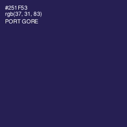 #251F53 - Port Gore Color Image